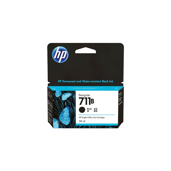 1月上旬頃入庫予定】HP711Bインクカートリッジ ブラック 3WX00A（顔料