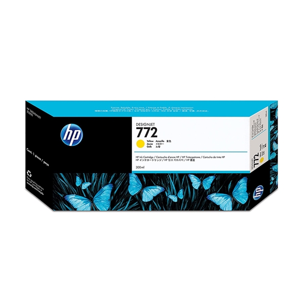 ＨＰ　ＨＰ７７２　インクカートリッジ　イエロー　３００ｍｌ　顔料系　ＣＮ６３０Ａ　１個 - 1