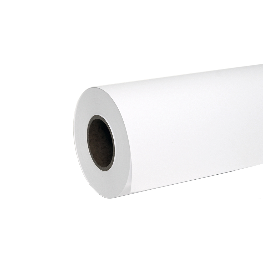 合成紙ロール紙（耐水紙パウチフリー） グレー糊あり 610mm（A1）×30M 