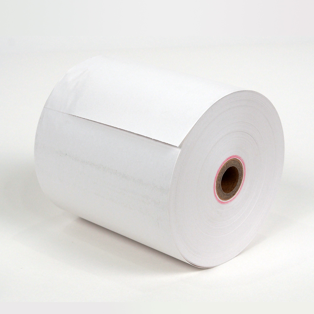 感熱レジロール紙(ノーマル保存）幅80×外径80×芯径12mm(63m巻) 100巻入