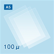 ラミネートフィルム A5サイズ（154×216mm）100ミクロン 100枚