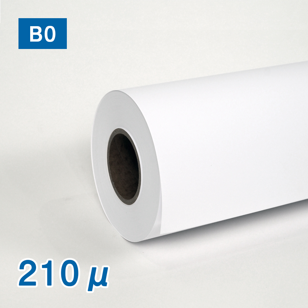 合成紙ロール紙（耐水紙パウチフリー）II（210μ）N B0(幅1067mm)×50M