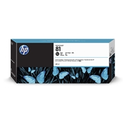 HP81インクカートリッジ ブラック C4930A（染料系）