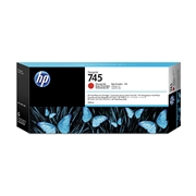 HP745インクカートリッジ クロマティックレッド F9K06A（顔料系）300ml