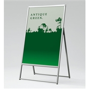 【販売終了】ポスタースタンド看板 2373C B1 フレームスライド式 片面 シルバー