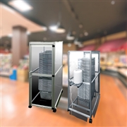 【販売終了】FJ買い物かご除菌ブース550