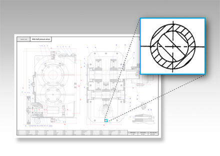 CADの印刷イメージ